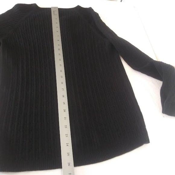 Liz Claiborne Liz wear women's size L black sweater - Picture 11 of 15